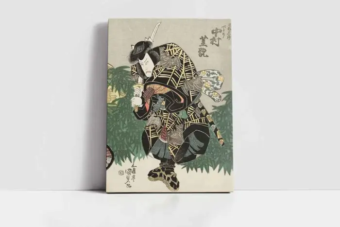 Japon Kadın | Kanvas Tablo | Cam Tablo | Mdf Tablo | B31018 - Görsel 2