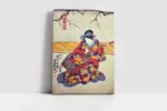 Japon Kadın | Kanvas Tablo | Cam Tablo | Mdf Tablo | B31025 - Görsel 2