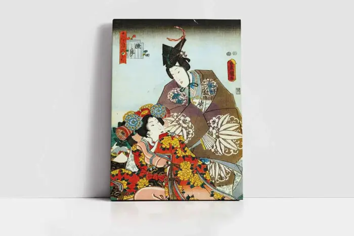 Japon Geyşa | Kanvas Tablo | Cam Tablo | Mdf Tablo | B31027 - Görsel 2