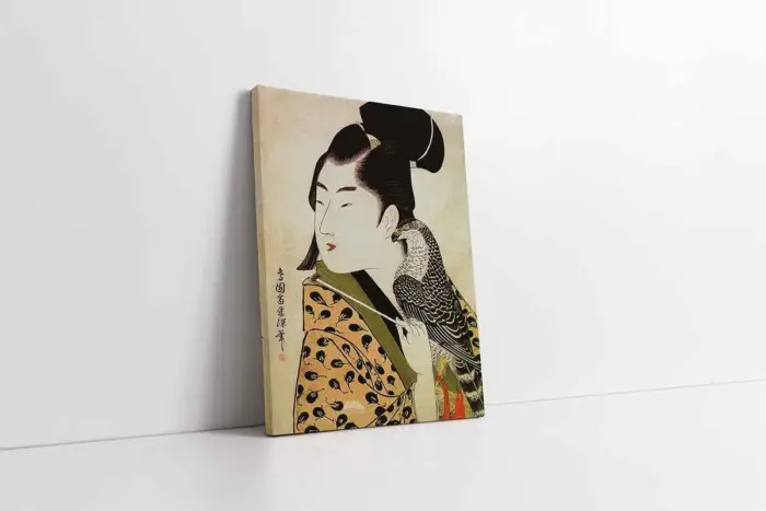 Japon Kadın | Kanvas Tablo | Cam Tablo | Mdf Tablo | B31036 - Görsel 1