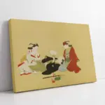 Masaj Yapan Kızlar Japon Sanatı | Kanvas Tablo | Cam Tablo | Mdf Tablo | B31037