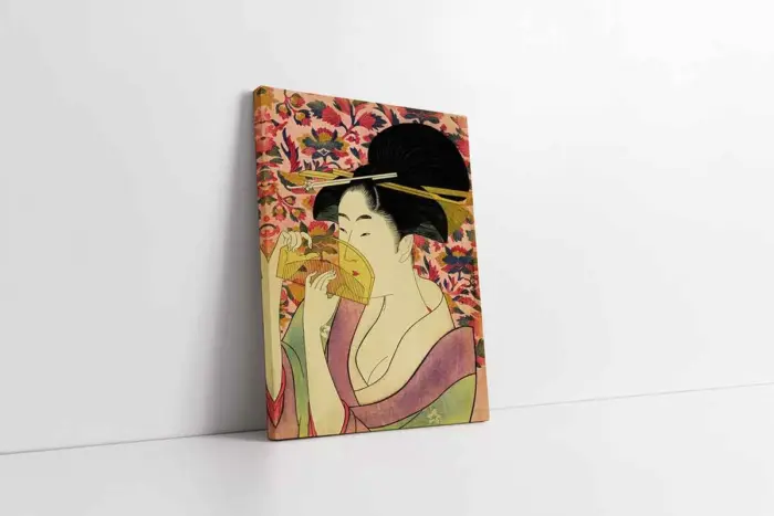 Japon Kadın | Kanvas Tablo | Cam Tablo | Mdf Tablo | B31042 - Görsel 1