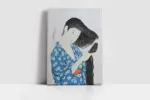 Japon Kadın | Kanvas Tablo | Cam Tablo | Mdf Tablo | B31046 - Görsel 2
