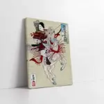 Japon Samuray Kadın | Kanvas Tablo | Cam Tablo | Mdf Tablo | B31050