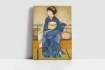 Japon Kadın | Kanvas Tablo | Cam Tablo | Mdf Tablo | B31052 - Görsel 2
