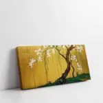 Beyaz Çiçekli Ağaç | Kanvas Tablo | Cam Tablo | Mdf Tablo | B31055