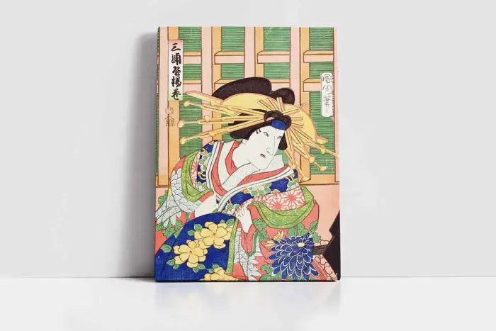 Japon Kadın | Kanvas Tablo | Cam Tablo | Mdf Tablo | B31060 - Görsel 2