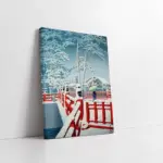 Ukiyo Da Kış | Kanvas Tablo | Cam Tablo | Mdf Tablo | B31063