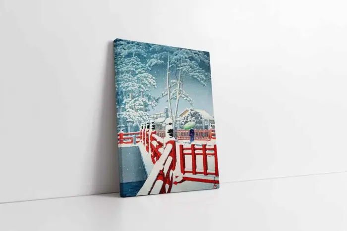 Ukiyo Da Kış | Kanvas Tablo | Cam Tablo | Mdf Tablo | B31063 - Görsel 1