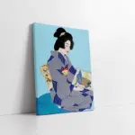 Japon Kadın | Kanvas Tablo | Cam Tablo | Mdf Tablo | B31068