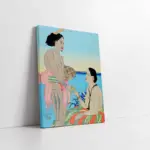 Japon Kadın | Kanvas Tablo | Cam Tablo | Mdf Tablo | B31069