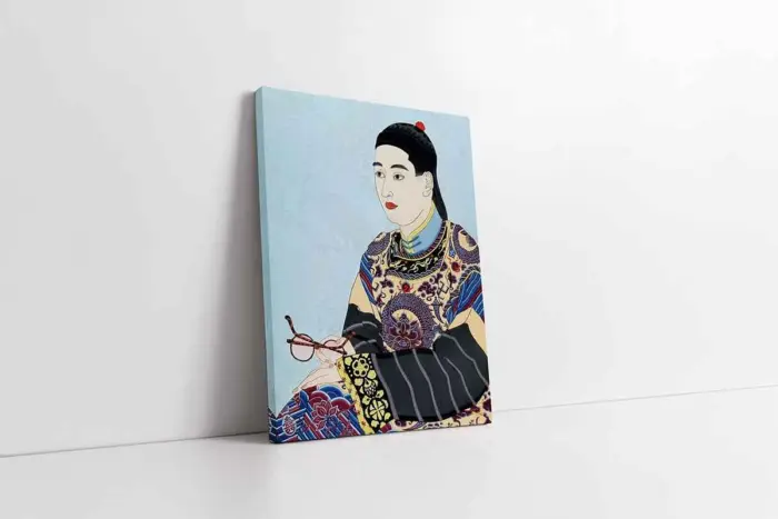 Japon Kadın | Kanvas Tablo | Cam Tablo | Mdf Tablo | B31073 - Görsel 1