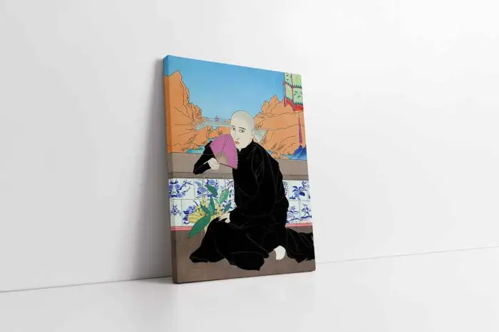 Japon Kadın | Kanvas Tablo | Cam Tablo | Mdf Tablo | B31074 - Görsel 1