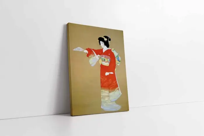 Japon Kadın | Kanvas Tablo | Cam Tablo | Mdf Tablo | B31077 - Görsel 1