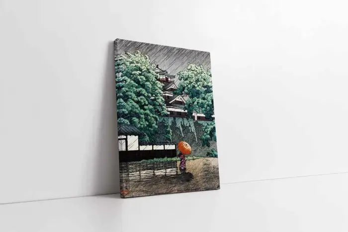 Japonyada Yağmur | Kanvas Tablo | Cam Tablo | Mdf Tablo | B31086 - Görsel 1
