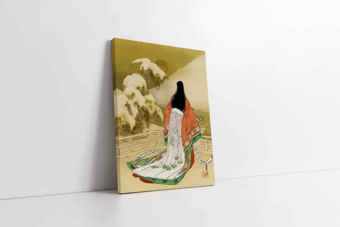 Japon Kadın | Kanvas Tablo | Cam Tablo | Mdf Tablo | B31087 - Görsel 1