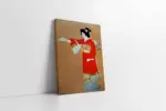 Japon Kadın | Kanvas Tablo | Cam Tablo | Mdf Tablo | B31093