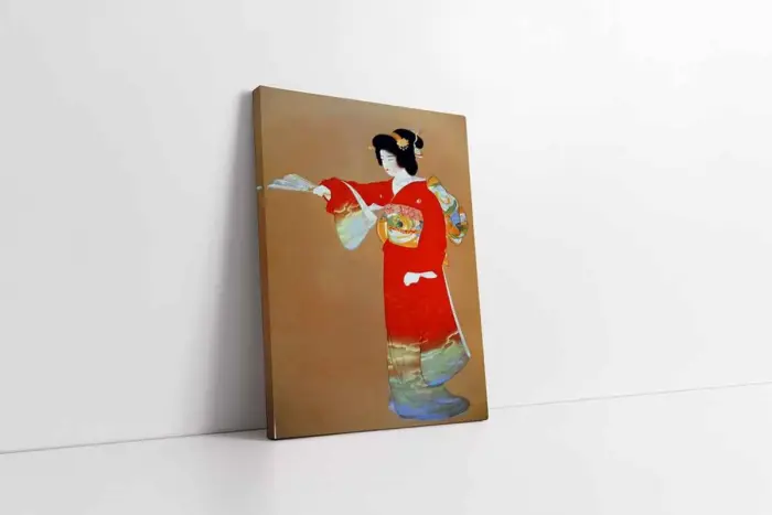 Japon Kadın | Kanvas Tablo | Cam Tablo | Mdf Tablo | B31093 - Görsel 1