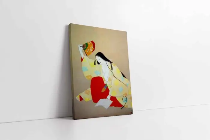 Japon Kadın | Kanvas Tablo | Cam Tablo | Mdf Tablo | B31094 - Görsel 1