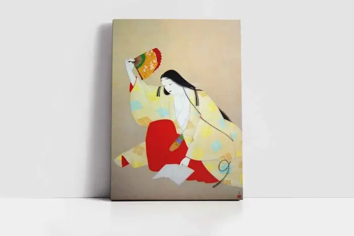 Japon Kadın | Kanvas Tablo | Cam Tablo | Mdf Tablo | B31094 - Görsel 2