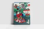 Japon Kadın | Kanvas Tablo | Cam Tablo | Mdf Tablo | B31099 - Görsel 2
