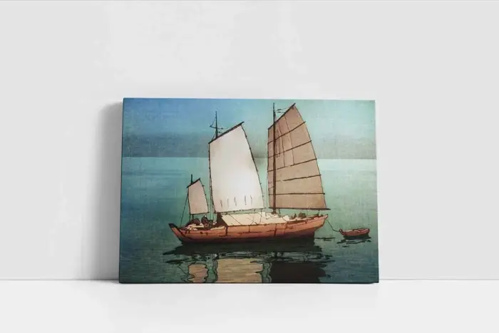 Yelkenli | Kanvas Tablo | Cam Tablo | Mdf Tablo | B31101 - Görsel 2