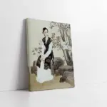 Japon Kadın | Kanvas Tablo | Cam Tablo | Mdf Tablo | B31103