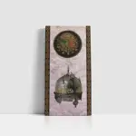 Osmanlı Arması Ve Yeniçeri Miğferi | Kanvas Tablo | Cam Tablo | Mdf Tablo | B32001