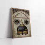 Allah Muhammed Ve Miğfer | Kanvas Tablo | Cam Tablo | Mdf Tablo | B32003