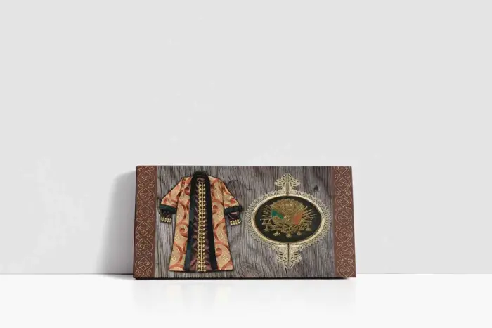 Osmanlı Arması Ve Kaftan 1 | Kanvas Tablo | Cam Tablo | Mdf Tablo | B32006 - Görsel 2