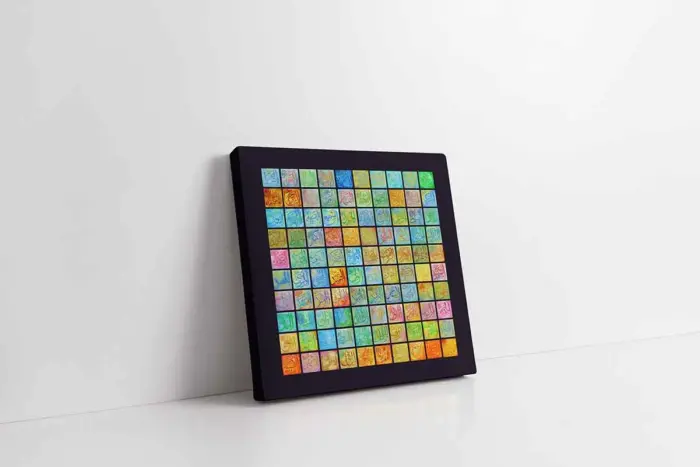 Modern Esmaül Hüsna | Kanvas Tablo | Cam Tablo | Mdf Tablo | B32015 - Görsel 1