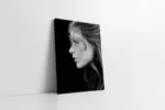 Maskeli Kadın | Kanvas Tablo | Cam Tablo | Mdf Tablo | B33004