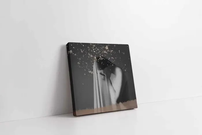 Duvaklı Kadın | Kanvas Tablo | Cam Tablo | Mdf Tablo | B33010 - Görsel 1