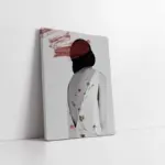 Sırtı Dönük Kadın | Kanvas Tablo | Cam Tablo | Mdf Tablo | B33011