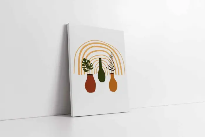 Line Art Objeler | Kanvas Tablo | Cam Tablo | Mdf Tablo | B33017 - Görsel 1