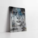 Soyut Yüz Manipülasyon | Kanvas Tablo | Cam Tablo | Mdf Tablo | B33037