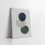 Line Art Soyut Daireler Iı | Kanvas Tablo | Cam Tablo | Mdf Tablo | B33041