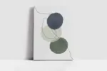 Line Art Soyut Daireler Iı | Kanvas Tablo | Cam Tablo | Mdf Tablo | B33041 - Görsel 2