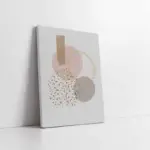 Line Art Bej Soyut | Kanvas Tablo | Cam Tablo | Mdf Tablo | B33042