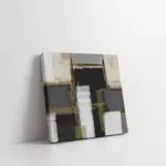 Gri Yeşil Soyut | Kanvas Tablo | Cam Tablo | Mdf Tablo | B33044