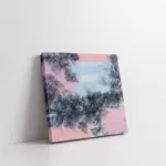 Pembe Gri Soyut | Kanvas Tablo | Cam Tablo | Mdf Tablo | B33046