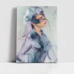 Kadın Soyut Manipülasyon | Kanvas Tablo | Cam Tablo | Mdf Tablo | B33057