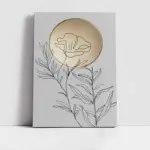 Güneş Ve Dallar | Kanvas Tablo | Cam Tablo | Mdf Tablo | B33061