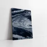 Mavi Soyut Dalgalar | Kanvas Tablo | Cam Tablo | Mdf Tablo | B33090