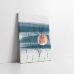 Line Art Kadın Iı | Kanvas Tablo | Cam Tablo | Mdf Tablo | B33126