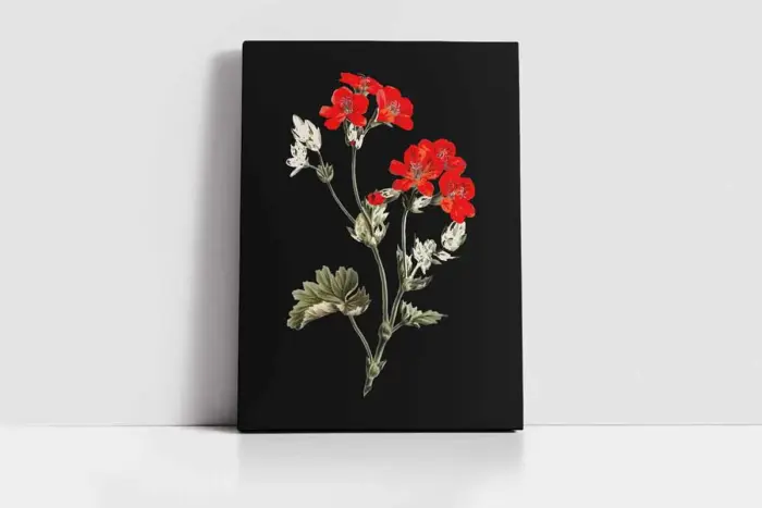 Leylekler Ve Çiçekler Üçlü Kanvas Tablo | Cam Tablo | Mdf Tablo Seti | B33142 - Görsel 2