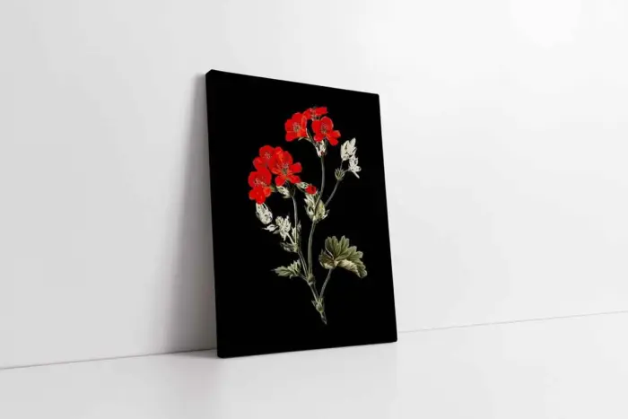 Leylekler Ve Çiçekler Üçlü Kanvas Tablo | Cam Tablo | Mdf Tablo Seti | B33142 - Görsel 3