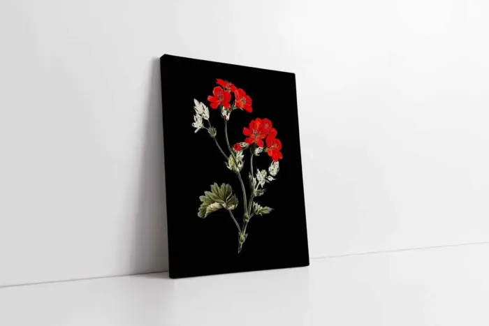 Leylekler Ve Çiçekler Üçlü Kanvas Tablo | Cam Tablo | Mdf Tablo Seti | B33142 - Görsel 7