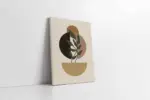 Modern Desenler Ve Yaprak | Kanvas Tablo | Cam Tablo | Mdf Tablo | B33170