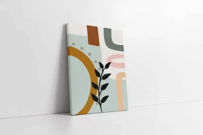 Renkli Modern Desenler | Kanvas Tablo | Cam Tablo | Mdf Tablo | B33172 - Görsel 1